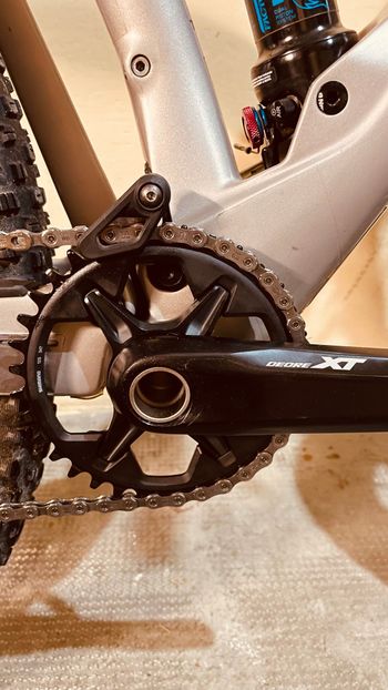 Gebrauchtes BMC Fourstroke Shimano Deore XT 2023 Mountainbike, Hellgrau — Bild 3 von 10