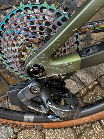 Orbea Oiz SRAM XX1 Eagle AXS 2021 Mountainbike usato, Verde — immagine 5 di 7