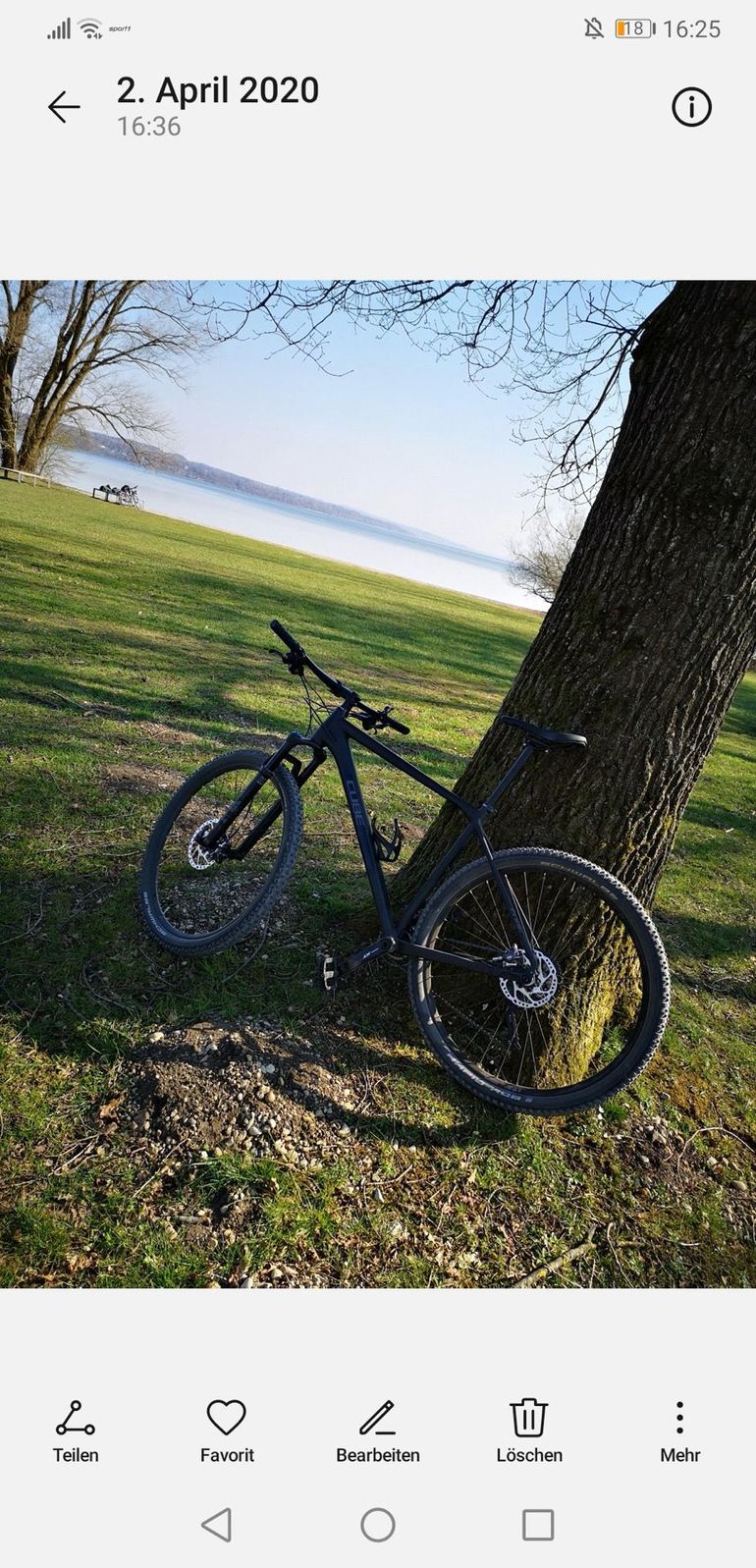 Used CUBE REACTION SL 2019 Mountainbike, Black — image 3 of 3