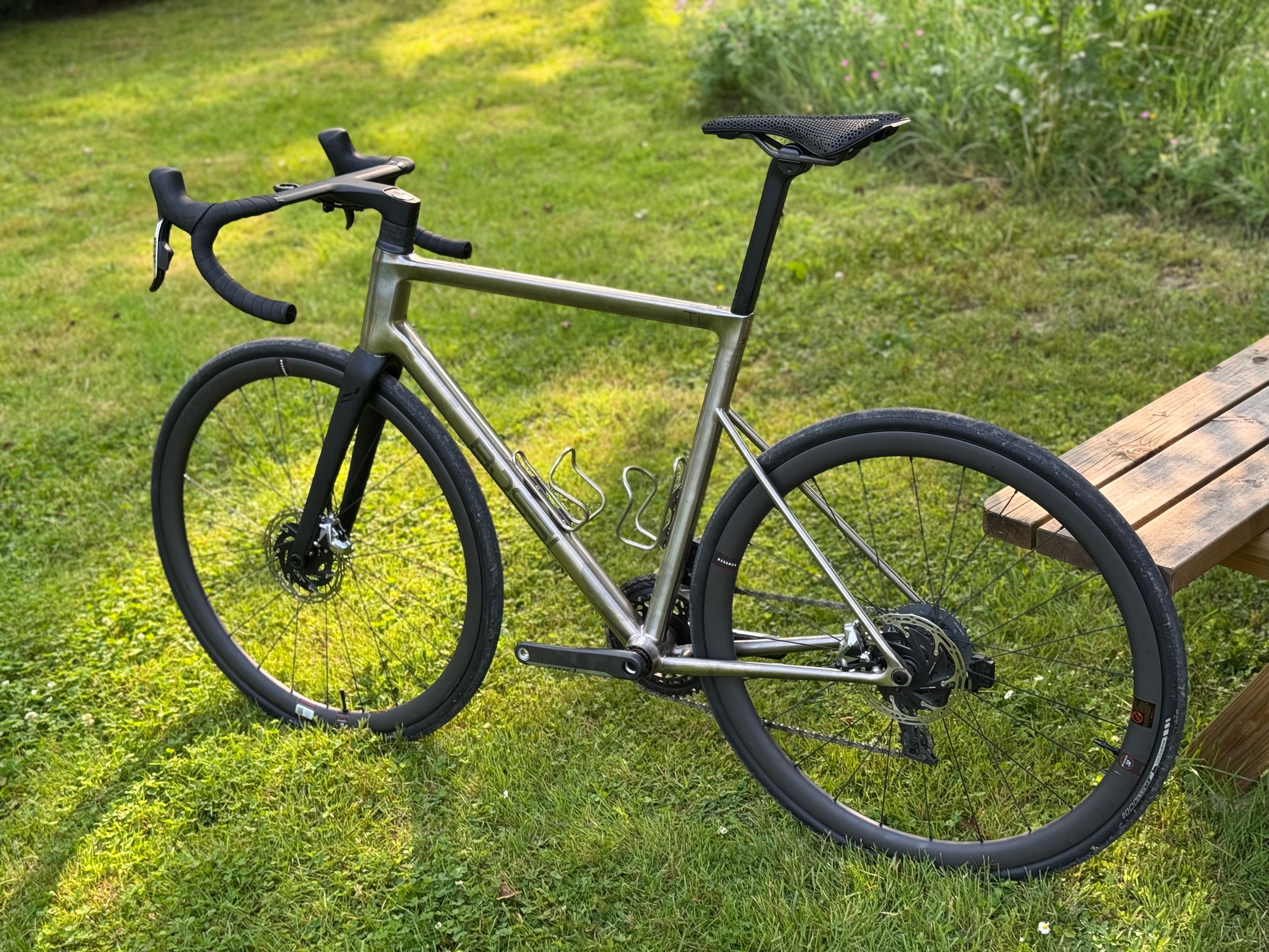 Strada Ss Titanium Vs Carbon Road Bike Bossi Bicycles Strada SS