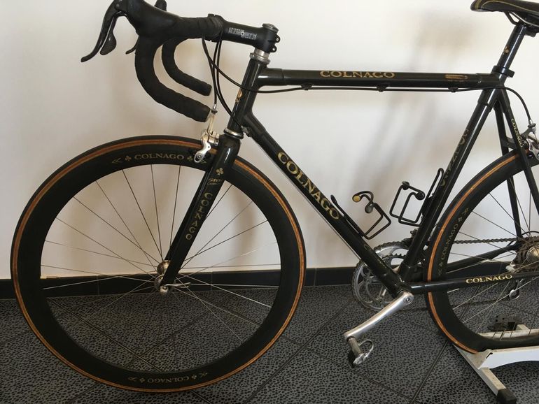 Used Colnago Colnago Custom Campagnolo Record 2003 Road & Gravel, Black — image 3 of 13