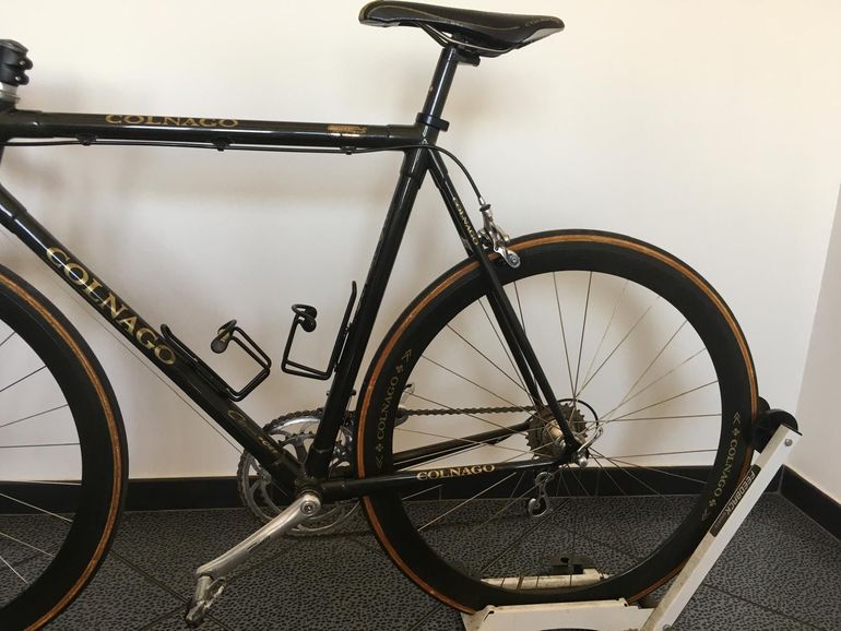 Used Colnago Colnago Custom Campagnolo Record 2003 Road & Gravel, Black — image 4 of 13