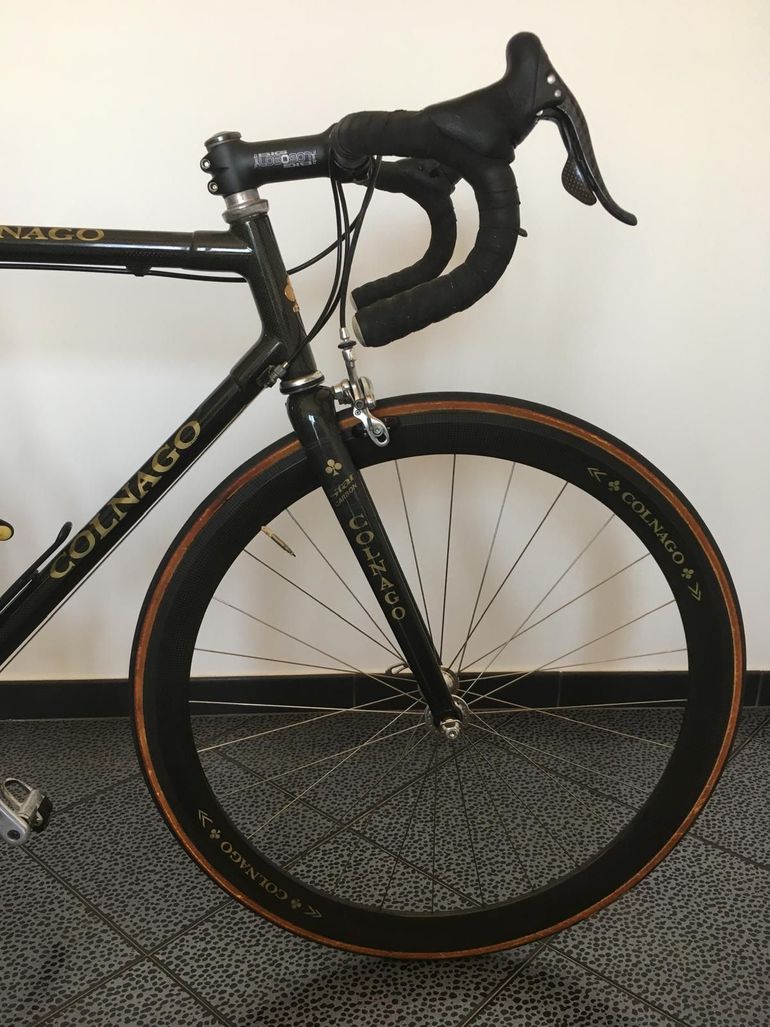Used Colnago Colnago Custom Campagnolo Record 2003 Road & Gravel, Black — image 7 of 13