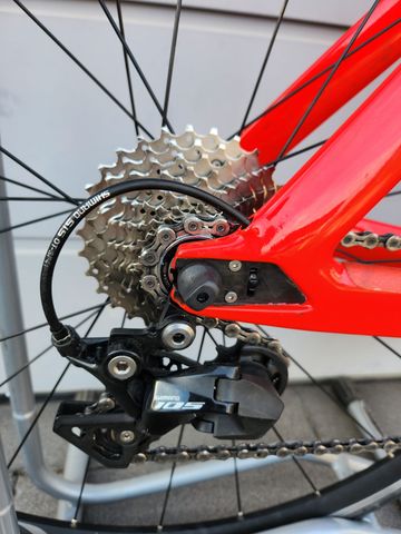 Used BMC Timemachine ONE 2023 2023 Road & Gravel, Red — image 3 of 13