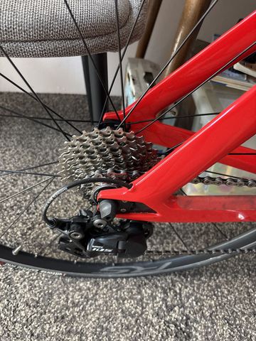 Used BMC Timemachine ONE 2023 2023 Road & Gravel, Red — image 8 of 13