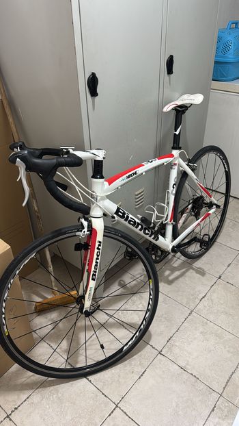 Used Bianchi Via Nirone Shimano Sora 2010 Road & Gravel, White — image 2 of 7