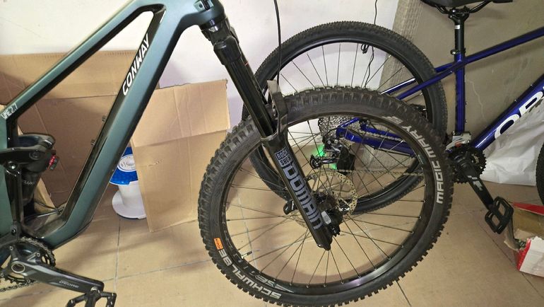 Used Conway WME 2.7 full suspension 2023 2023 Mountainbike, Green, 27.5 — image 7 of 8