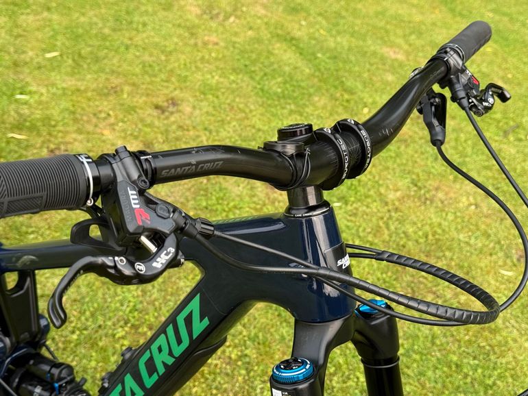 Gebrauchtes Santa Cruz Megatower SRAM X01 Eagle 2023 Mountainbike, Blau, 29 — Bild 4 von 9
