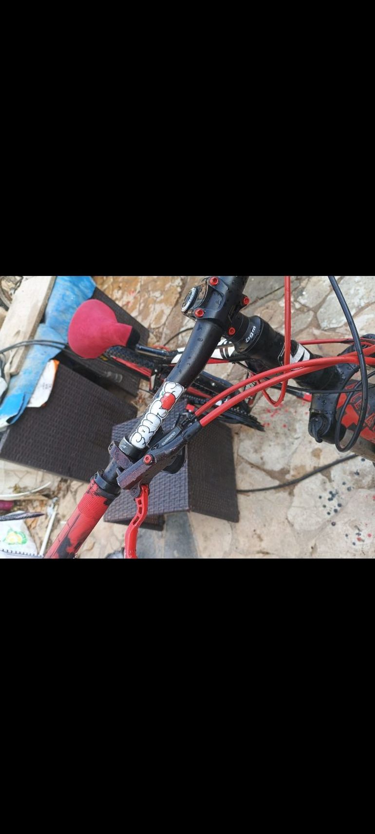 Gebrauchtes Bergamont Revox Shimano Deore LX 2024 Mountainbike, Rot — Bild 7 von 11