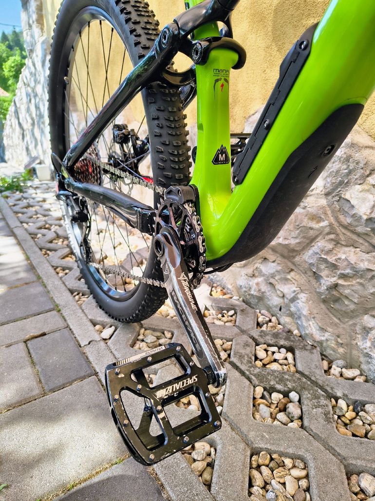 Used Specialized Camber Shimano Deore XT 2017 Mountainbike, Green — image 4 of 5
