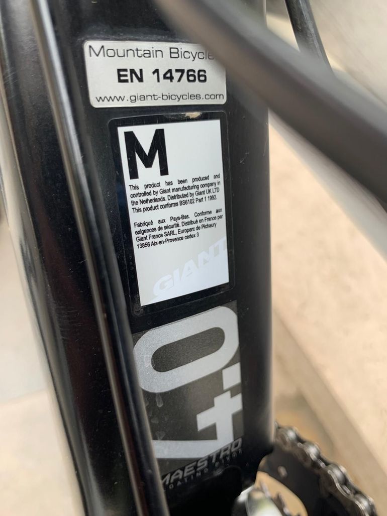 Used Giant Anthem X Advanced SL 0 2012 2012 Mountainbike, Black, 29 — image 7 of 12