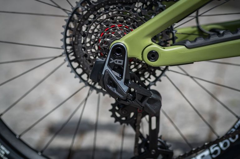 Canyon Torque SRAM X01 Eagle AXS 2024 Mountainbike usato, Verde — immagine 3 di 6