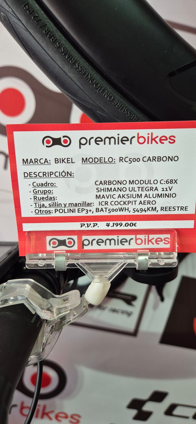 Used BIKEL RC500 HYBRID POLINI 2024 Road & Gravel — image 4 of 14