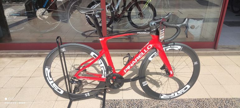 Used Pinarello X3 105 Di2 2024 2024 Road & Gravel, Red — image 2 of 5