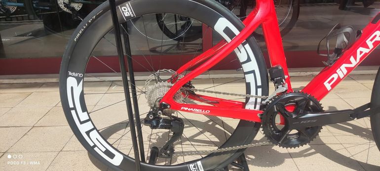 Used Pinarello X3 105 Di2 2024 2024 Road & Gravel, Red — image 3 of 5