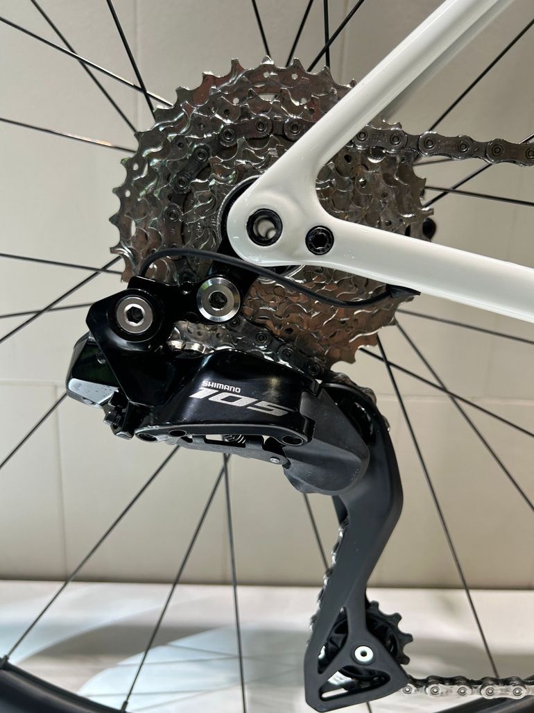 Used Specialized Aethos Shimano 105 Di2 2025 Road & Gravel, White — image 5 of 21