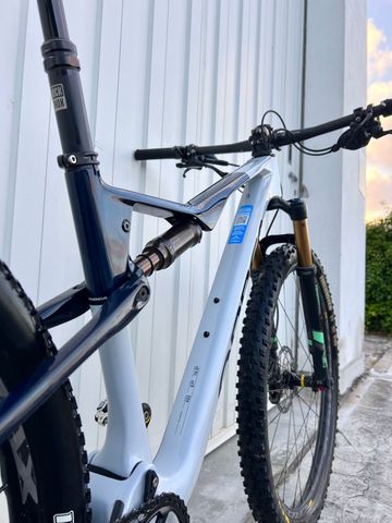 Gebrauchtes Orbea Oiz SRAM X01 Eagle 2024 Mountainbike, Blau — Bild 3 von 18