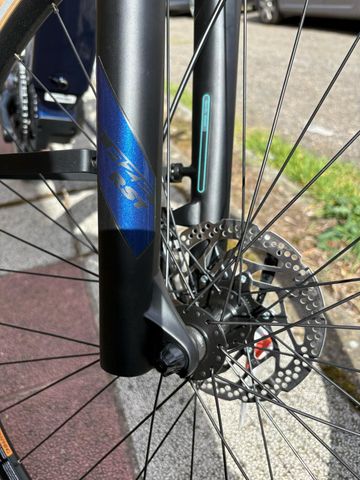 Gebrauchtes Rock Machine Crossride E400 Touring 2023 Road & Gravel, Blau — Bild 5 von 12