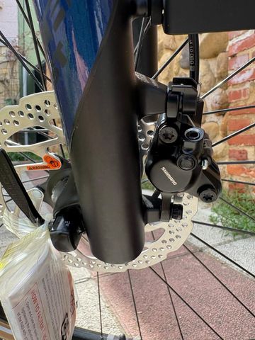 Gebrauchtes Rock Machine Crossride E400 Touring 2023 Road & Gravel, Blau — Bild 11 von 12