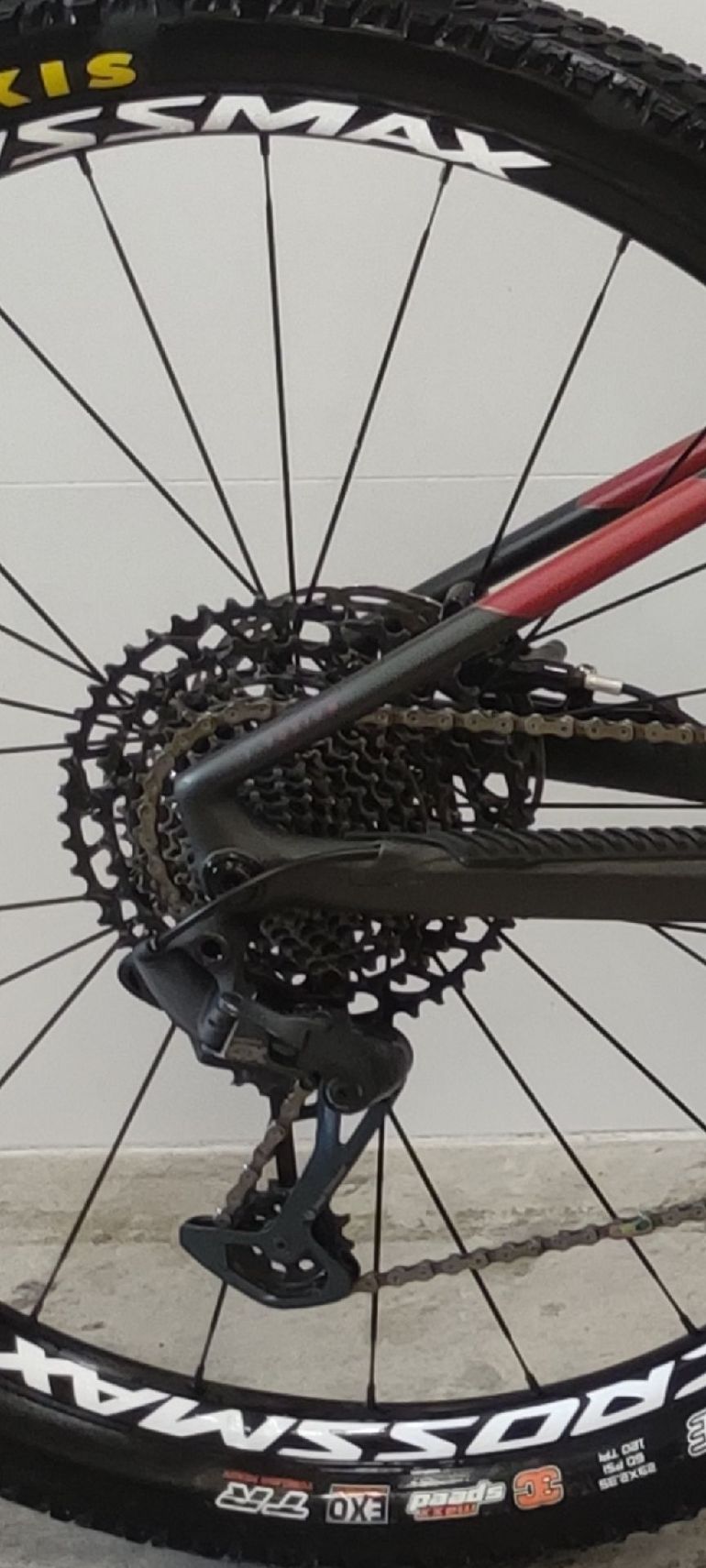 Used Mondraker F-PODIUM CARBON DC 2022 2022 Mountainbike, Red, 29 — image 3 of 4