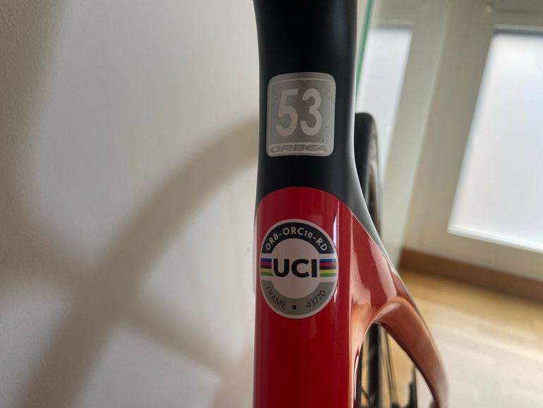 Used Orbea ORCA M20iTEAM 2021 2021 Road & Gravel, Red — image 10 of 12
