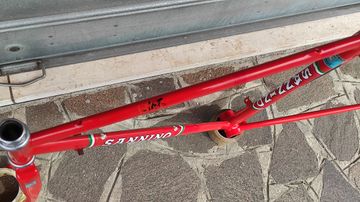 Brugt NO-LOGO SANNINO COLUMBUS GENIUS AERO FRAMESET Frameset 1996 Road & Gravel — billede 6 af 6