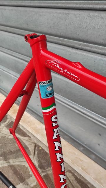 Brugt NO-LOGO SANNINO COLUMBUS GENIUS AERO FRAMESET Frameset 1996 Road & Gravel — billede 3 af 6