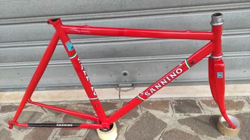 Brugt NO-LOGO SANNINO COLUMBUS GENIUS AERO FRAMESET Frameset 1996 Road & Gravel — billede 5 af 6
