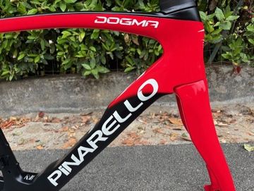 Used Pinarello DOGMA F FRAME Frameset 2023 Road & Gravel, Red — image 4 of 12