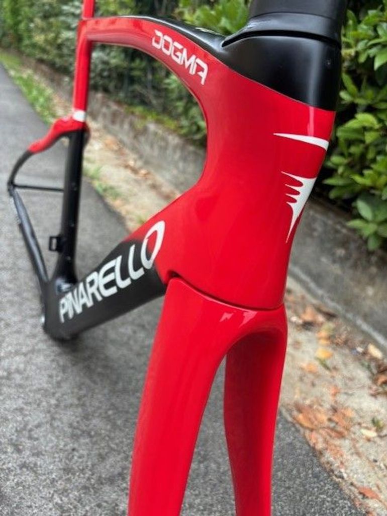 Used Pinarello DOGMA F FRAME Frameset 2023 Road & Gravel, Red — image 9 of 12