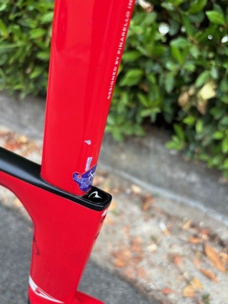 Used Pinarello DOGMA F FRAME Frameset 2023 Road & Gravel, Red — image 5 of 12