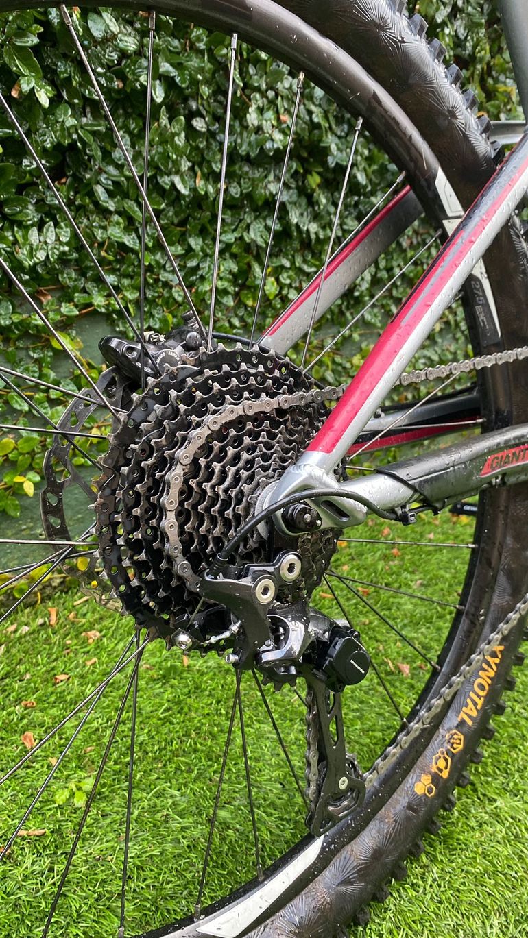 Used Giant Trance 27.5 1 2014 2014 Mountainbike, Light Gray, 27.5 — image 8 of 10