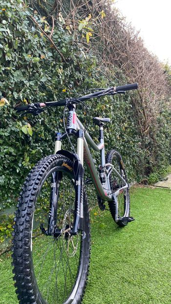 Used Giant Trance 27.5 1 2014 2014 Mountainbike, Light Gray, 27.5 — image 2 of 10