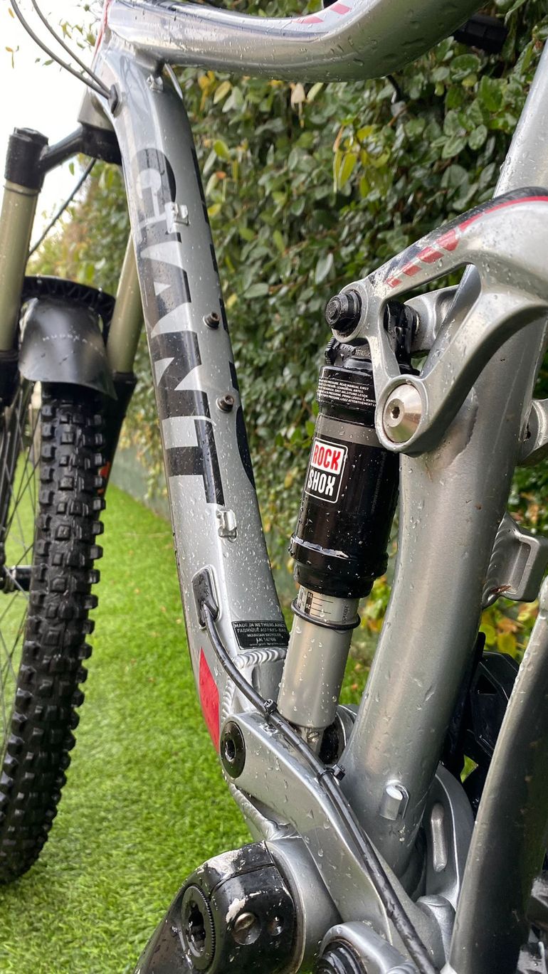 Used Giant Trance 27.5 1 2014 2014 Mountainbike, Light Gray, 27.5 — image 4 of 10