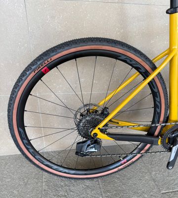 Used Santa Cruz Stigmata SRAM Force eTap AXS 2021 Road & Gravel, Orange — image 4 of 10