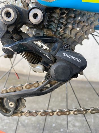 Used Trek Superfly 9.8 2015 Mountainbike, Azul — image 9 of 14