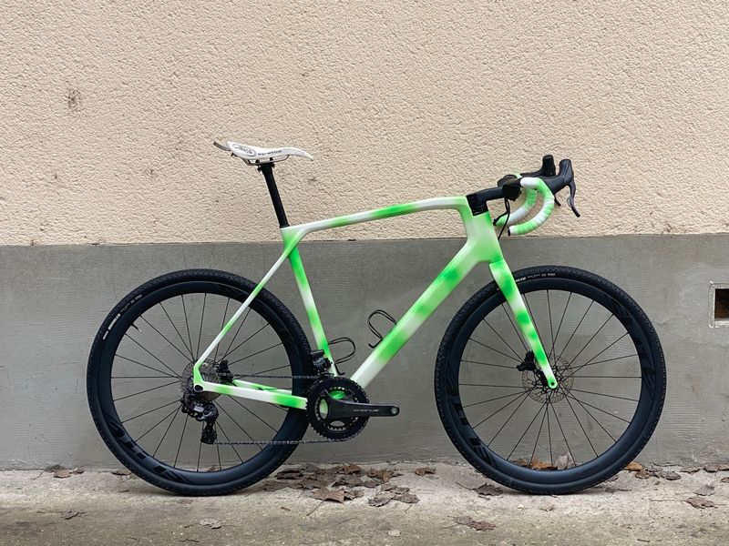 Gebrauchtes Canyon Grail Campagnolo Super Record EPS 2022 Road & Gravel, Grün — Bild 1 von 15