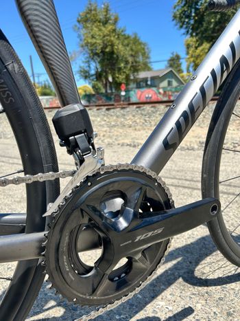 Used Specialized Tarmac SL7 Comp -Shimano 105 Di2 2023 2023 Road & Gravel, Light Gray — image 4 of 6