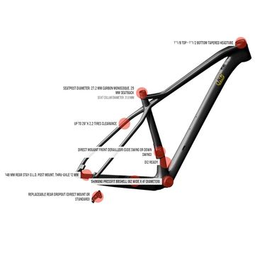 Brugt Wilier 101X SRAM NX EAGLE 1X12 2024 2024 Mountainbike — billede 4 af 4