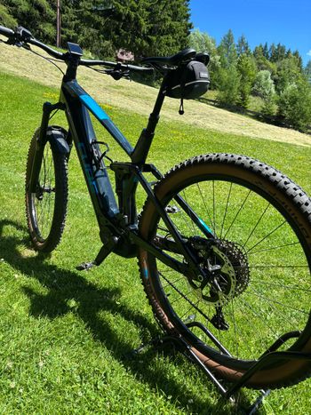 Used CUBE STEREO HYBRID 140 HPC, SLX 750 2023 2023 Mountainbike, Blau, 29 — image 6 of 7