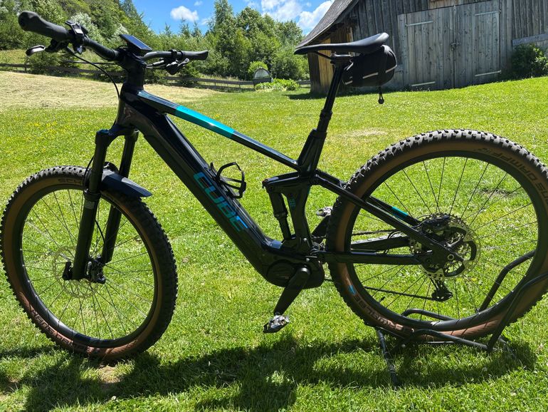 Used CUBE STEREO HYBRID 140 HPC, SLX 750 2023 2023 Mountainbike, Blau, 29 — image 2 of 7