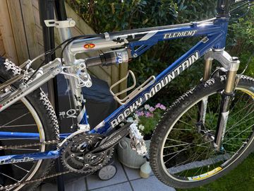 Gebrauchtes Rocky Mountain Element XC Fully 2002 Mountainbike, Blau, 26 — Bild 13 von 13