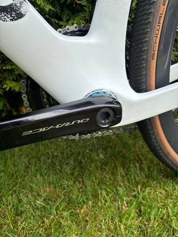 Factor Ostro Shimano Dura Ace Di2 2023 Road & Gravel usato, Bianco — immagine 9 di 11