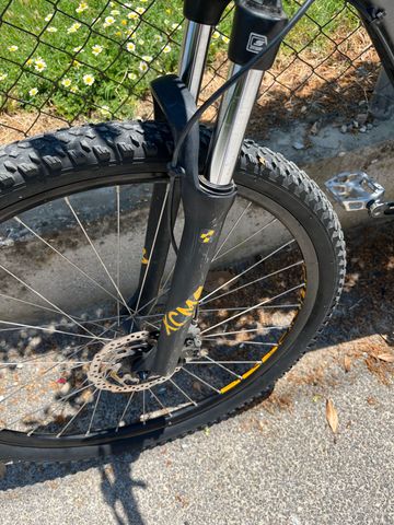 Used CUBE Aim Shimano Acera 2021 Mountainbike, Light Gray — image 3 of 6