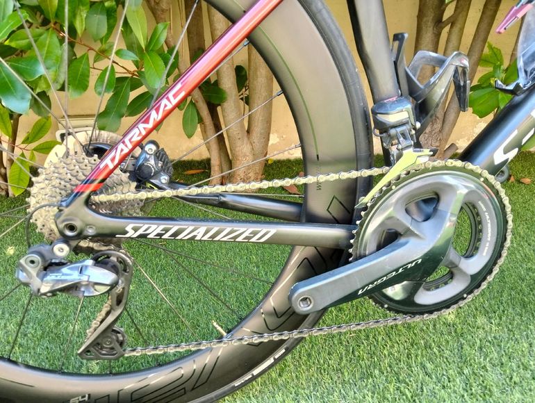 Used Specialized Tarmac Shimano Ultegra Di2 2020 Road & Gravel, Red — image 3 of 12
