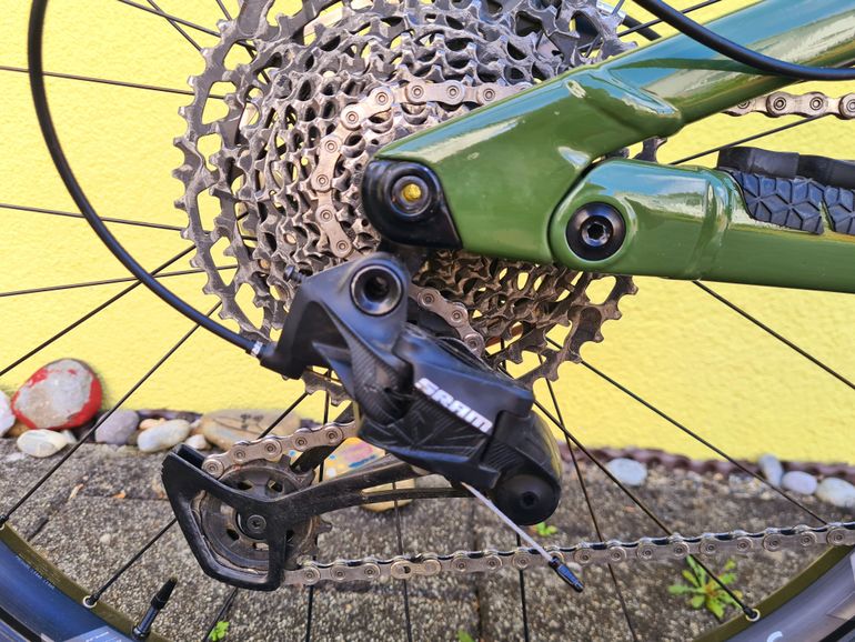 Used Nukeproof Mega SRAM SX Eagle 2018 Mountainbike, Green, 29 — image 4 of 11