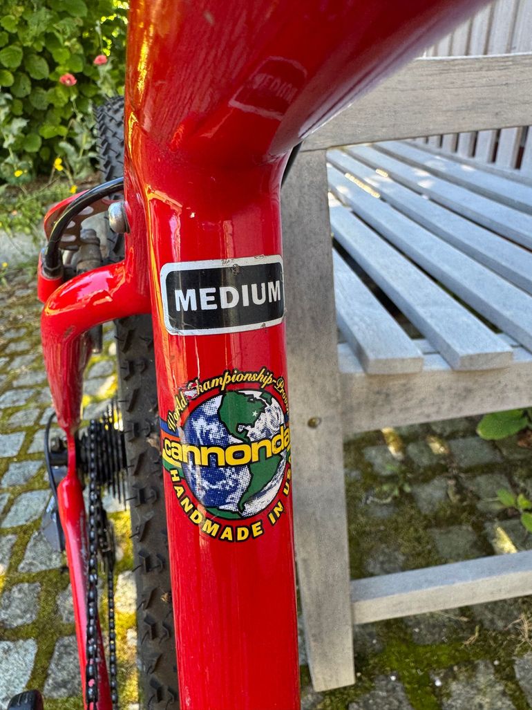 Used Cannondale CAD2 1998 Mountainbike, Red, 26 — image 3 of 7