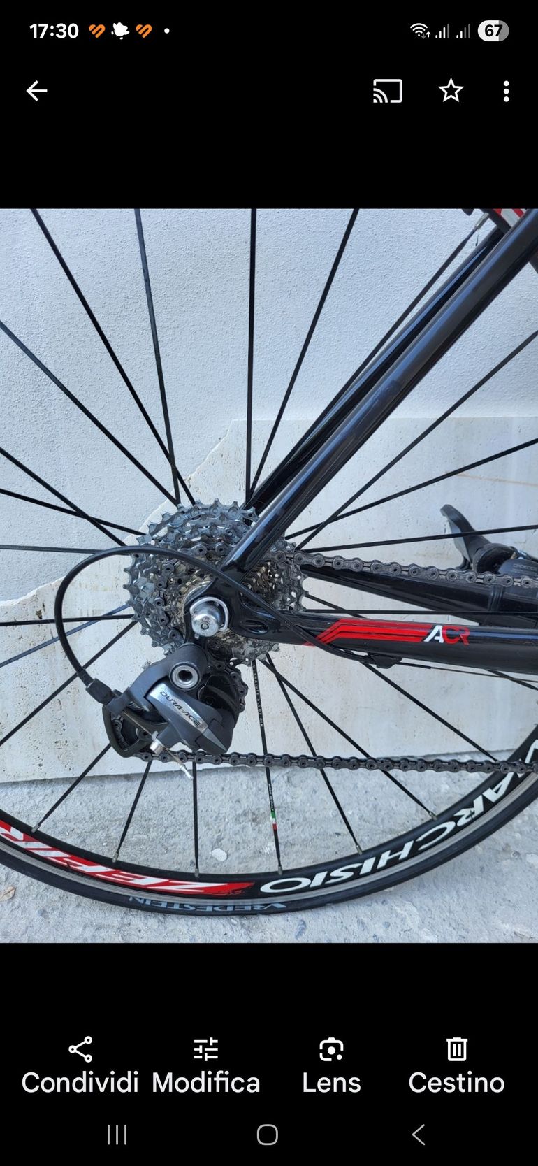 Gebrauchtes Colnago Ac-r Shimano Dura Ace 2016 Road & Gravel, Schwarz — Bild 6 von 13
