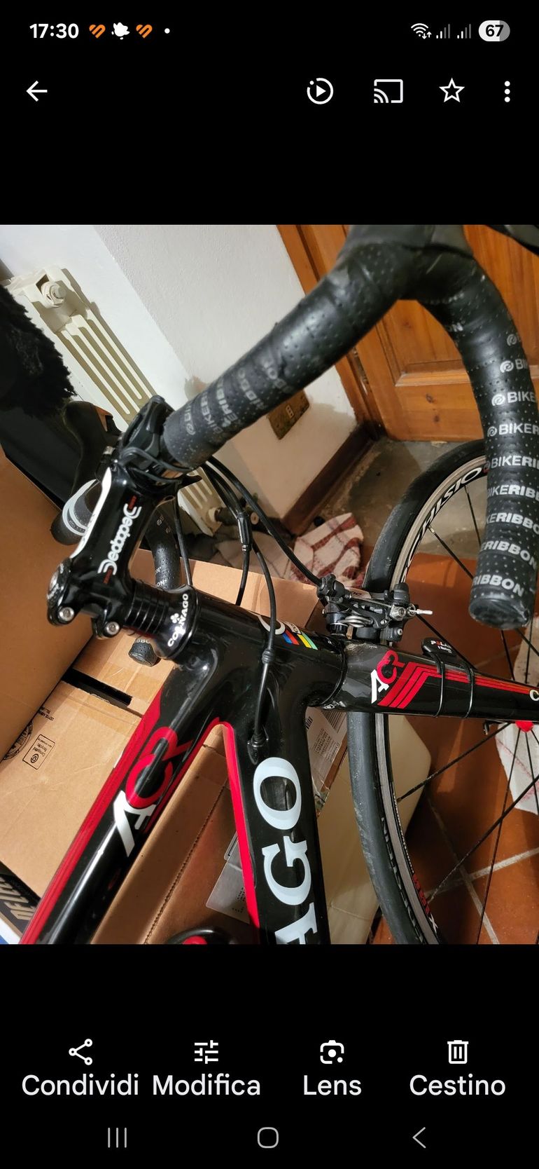 Gebrauchtes Colnago Ac-r Shimano Dura Ace 2016 Road & Gravel, Schwarz — Bild 4 von 13