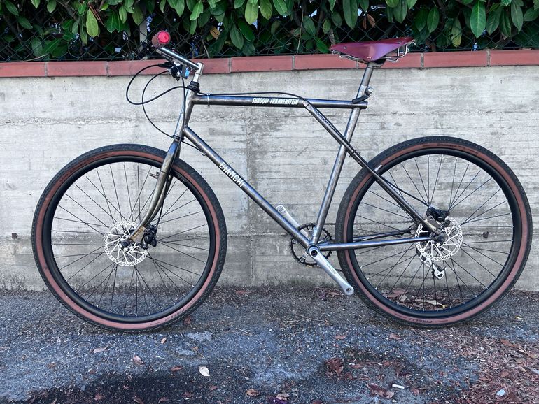 Used Bianchi Shadow Frankenstein 1991 Mountainbike, Light Gray — image 2 of 12
